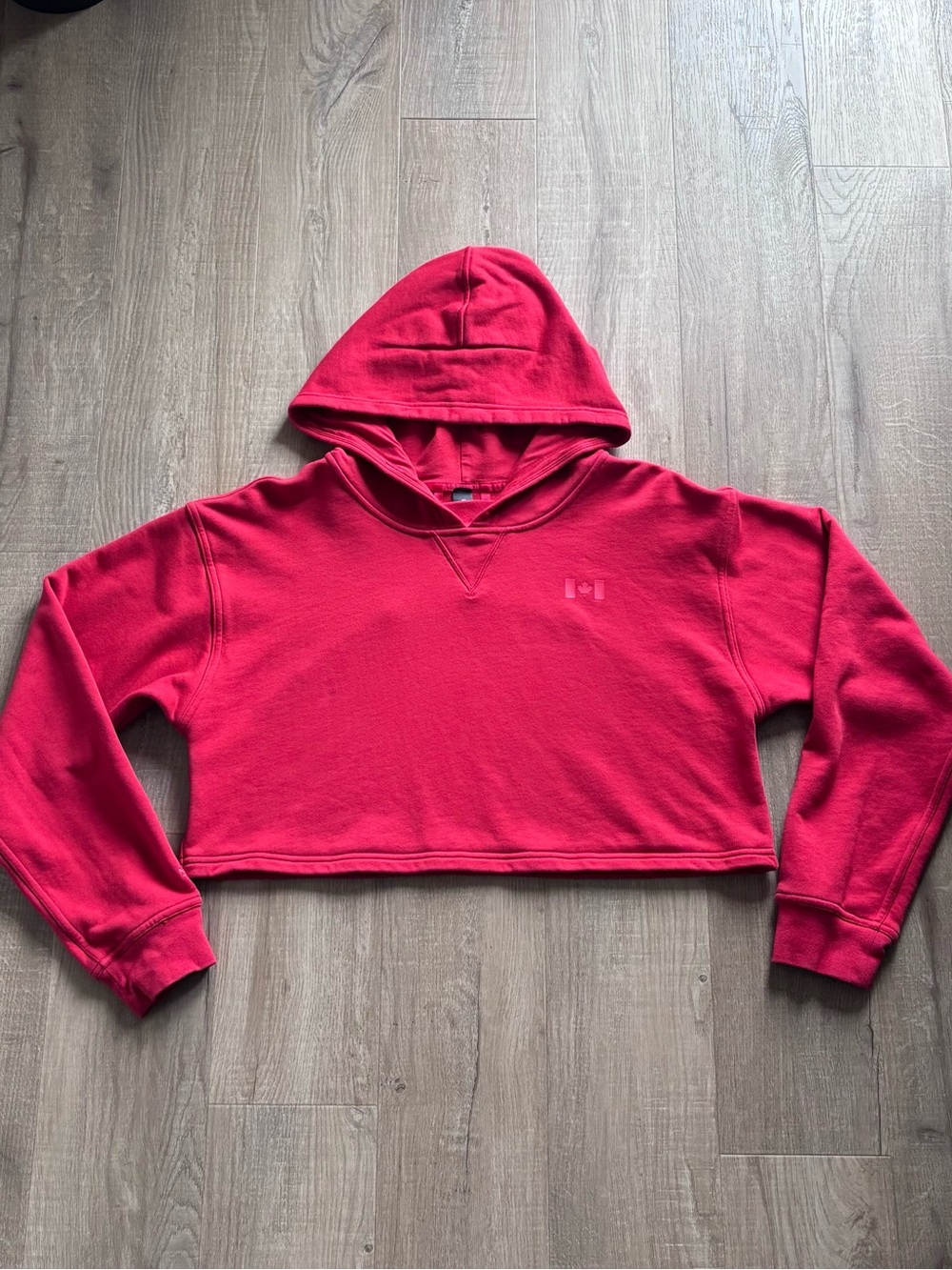 Lululemon All Yours Cropped Hoodie in Red *Olympic Team Canada